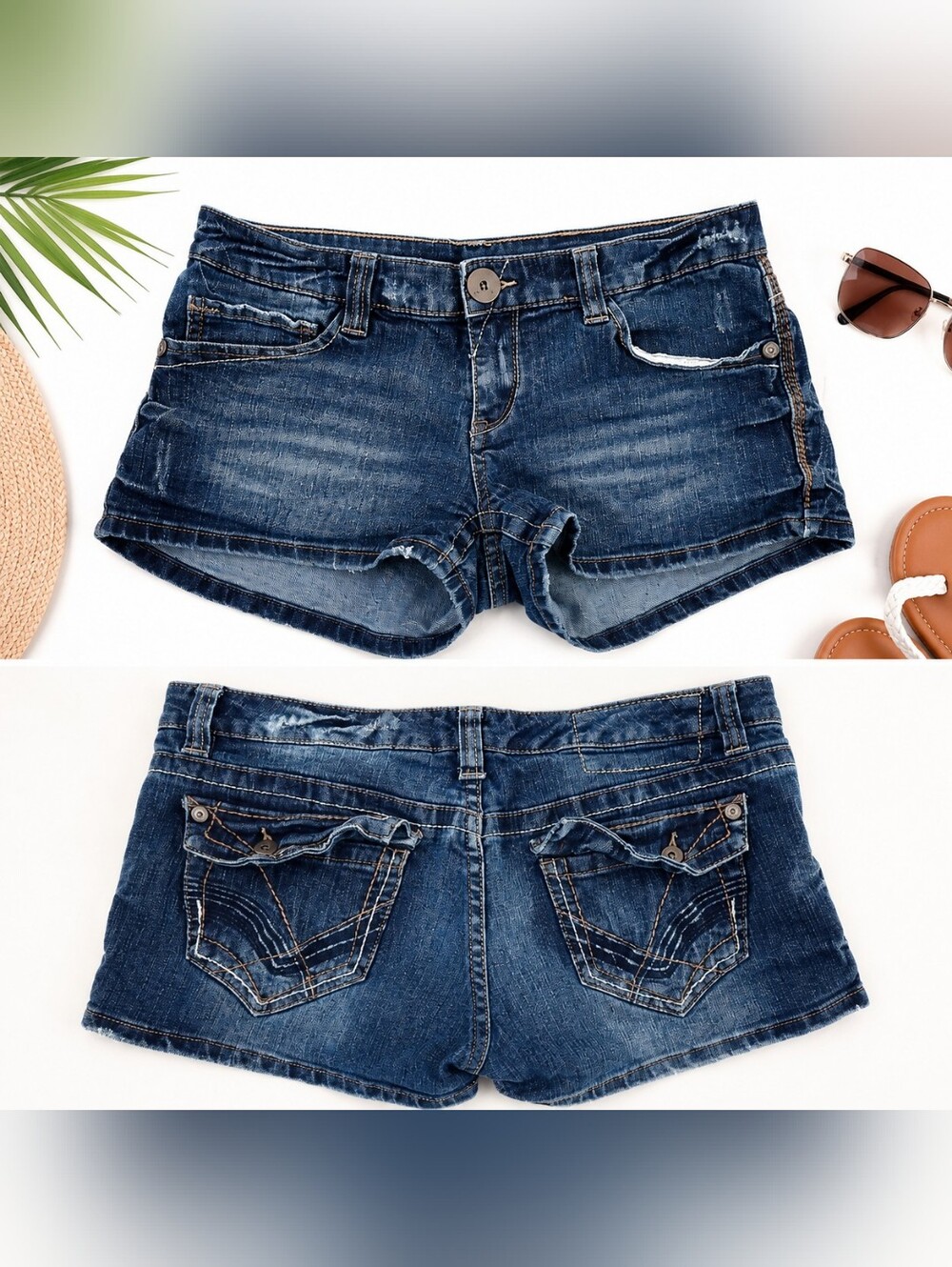 UNIONBAY Dark Blue Jean Shorts